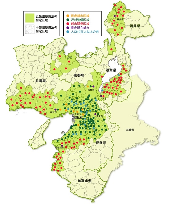 広大地評価を行う際の三大都市圏とはどの地域の